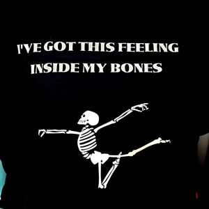 Dancing Skeleton Adult Tee Sz L